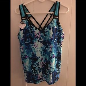 New Tankini top 2X beautiful colors